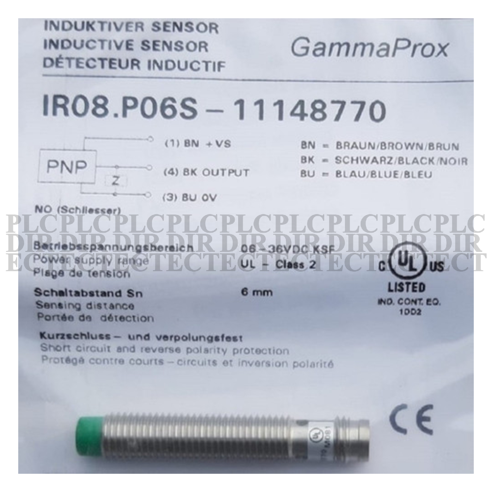 NEW Baumer IR08.P06S-11148770 Inductive Proximity Switch