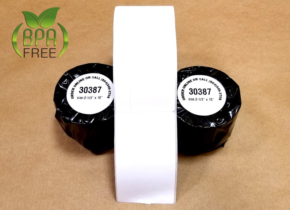 Address Shipping Rectangular 4 Rolls w/ 100 Labels White 30387 for Dymo Printer