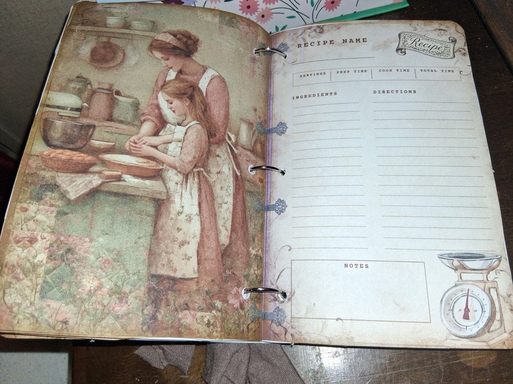 Favorite Recipes Junk Journal Scrapbook