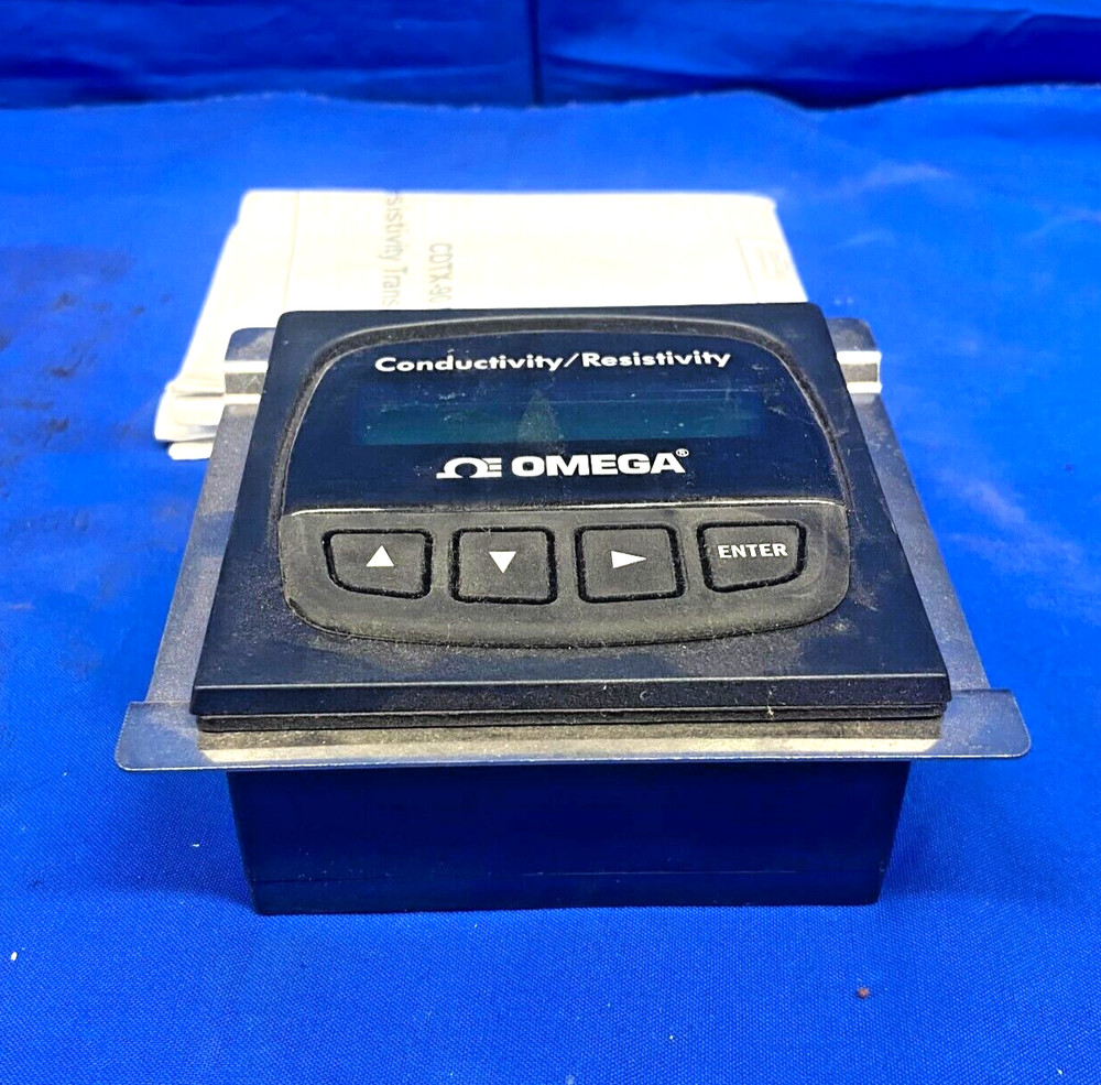 OMEGA CONDUCTIVITY/RESISTIVITY TRANSMITTER CDTX-90 SERIES PANEL MOUNT 12-24VDC