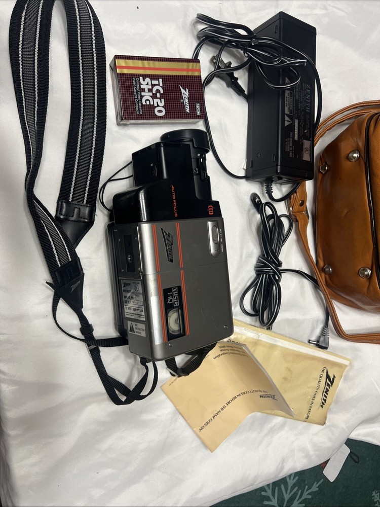 Zenith VM6175 Camcorder Bundle Charger Case Instructions