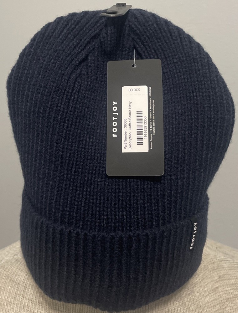 FootJoy Cuffed Beanie Navy
