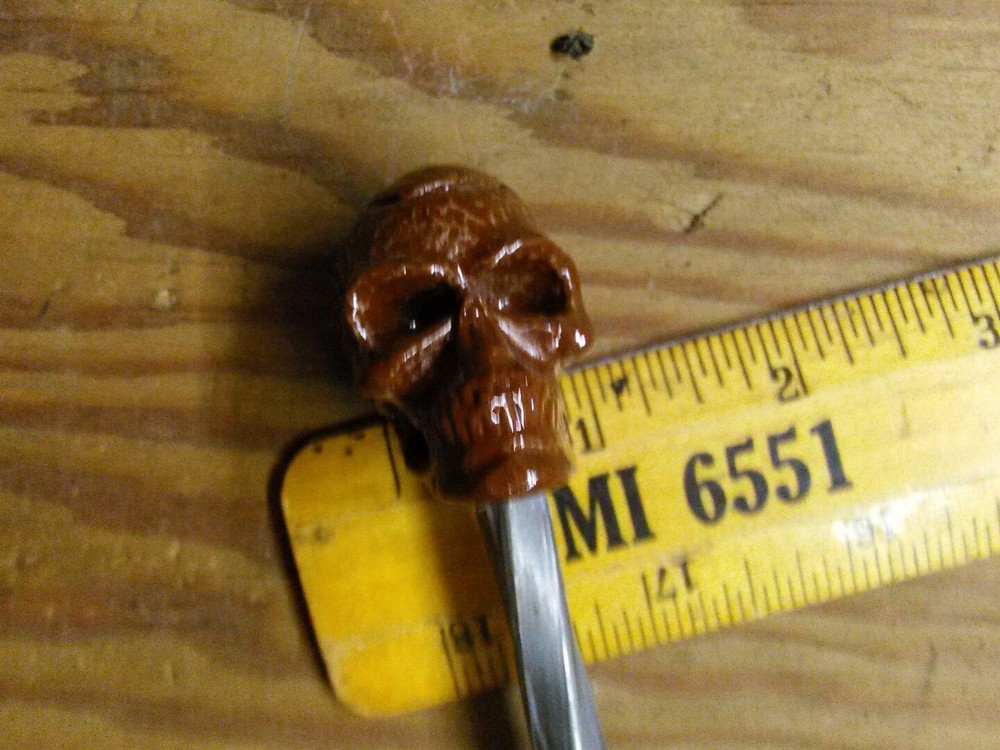 Brown Skull Trench Dagger - Spike Blade - Homemade