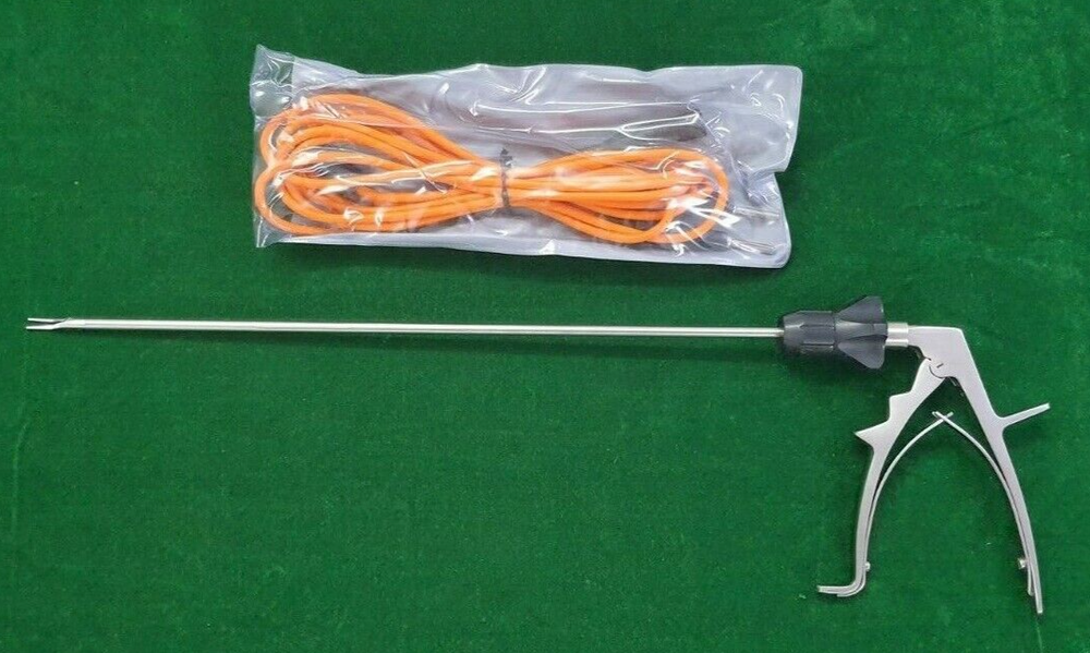 Laparoscopic Clip Applicator Single Action 5mmx330mm with Monopolar Cable Free