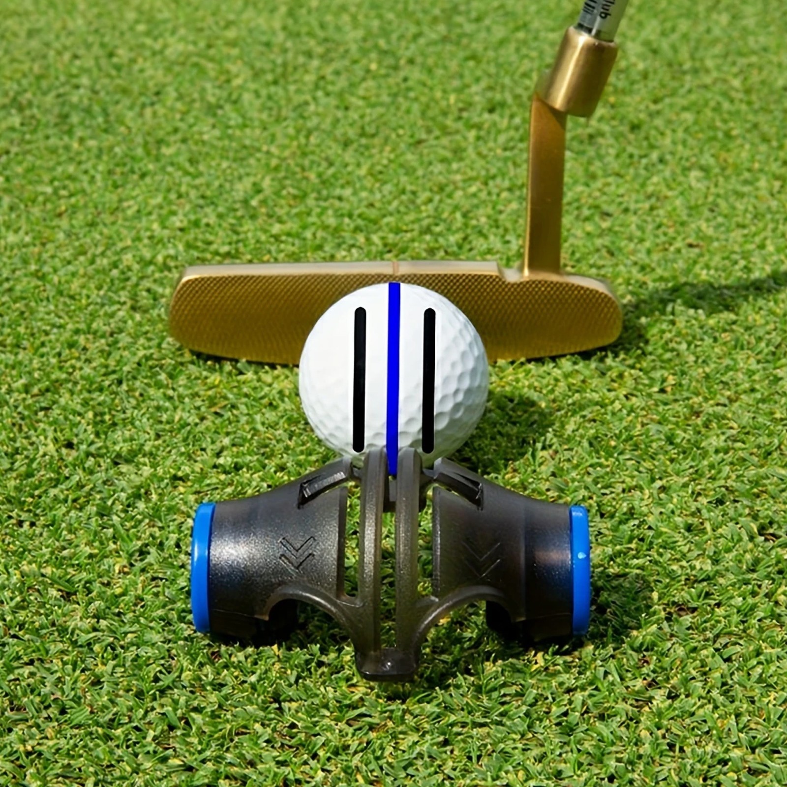 360° Golf Ball Line Marker Kit - Alignment Tool with Markers for Putter Accuracy