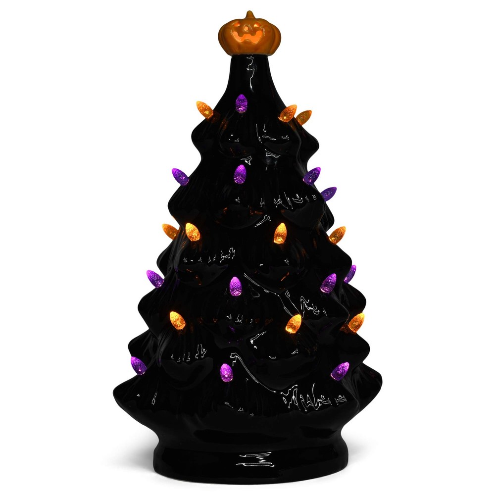 Raz 4019225 Halloween Lighted Tree, 11.25 Inches, Multicolor