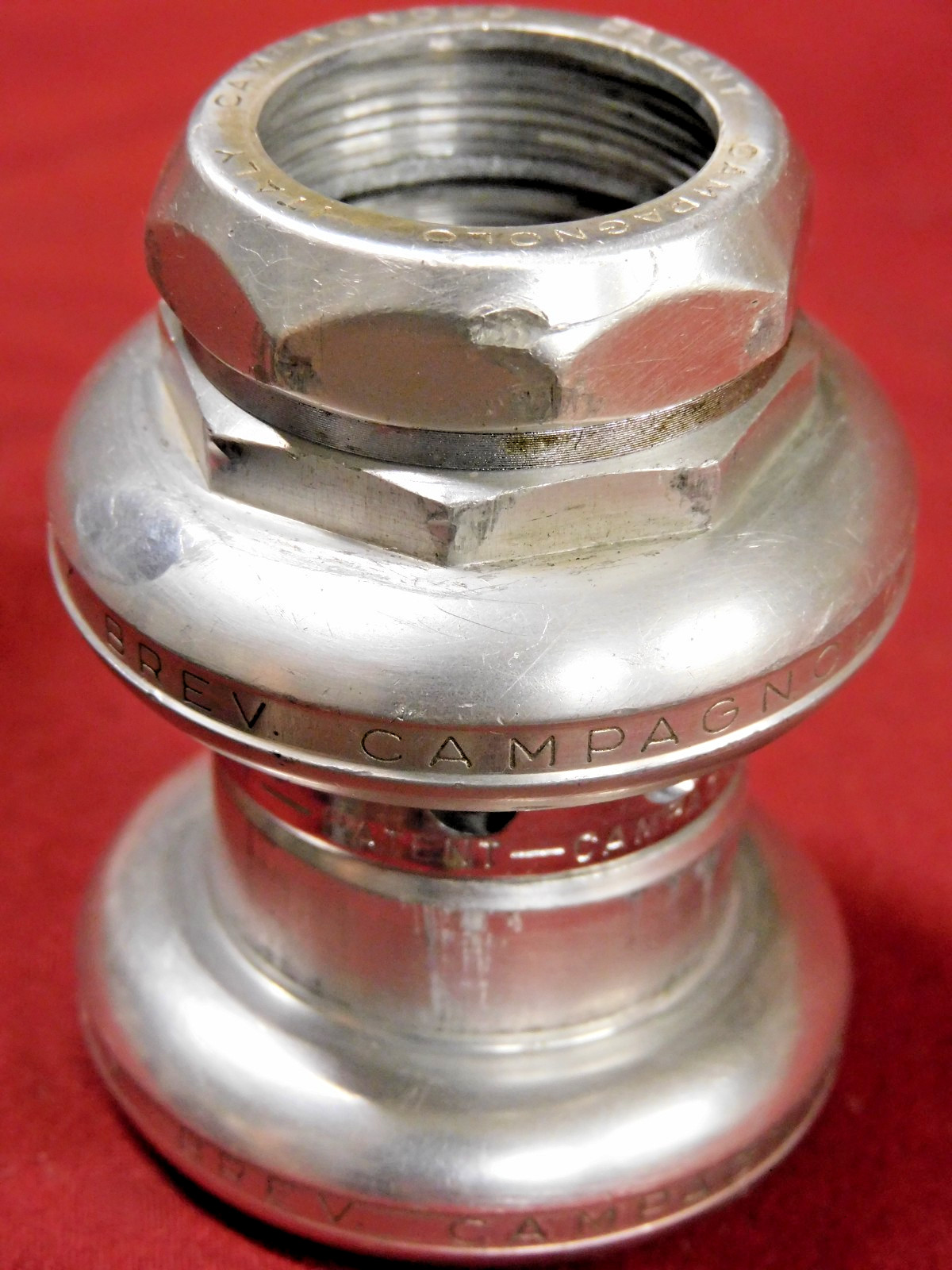 Used 1980's Campagnolo #4041 Super Record Alloy Road Headset English 1" x 24