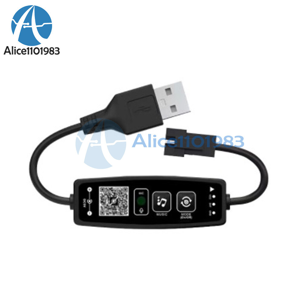 DC5-24V Wireless 28 Keys Bluetooth Music Remote Controller 2811 with USB DC Port