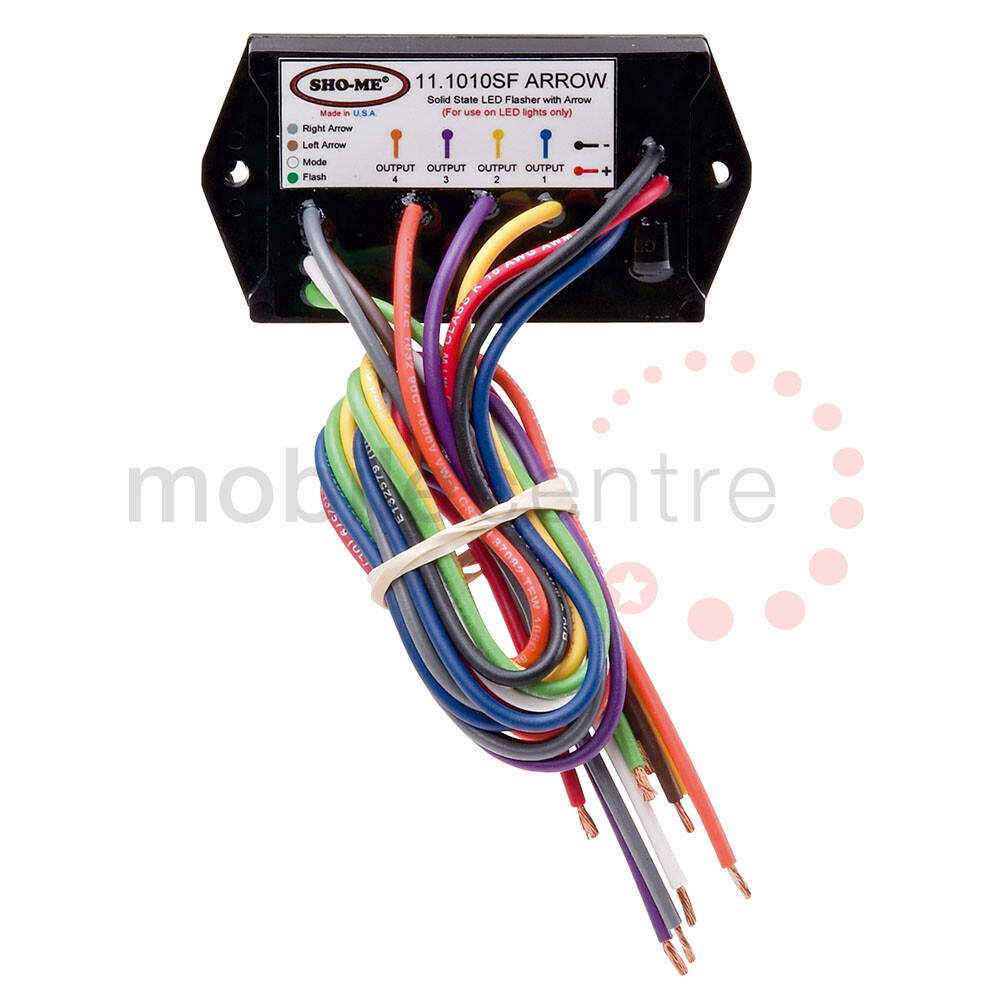 Sho me LED flasher box strobe 4 Channel 12V traffic director function arrow