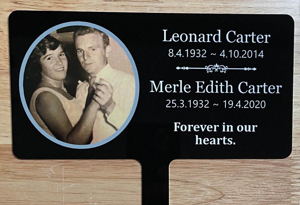Memorial Grave Marker Stake