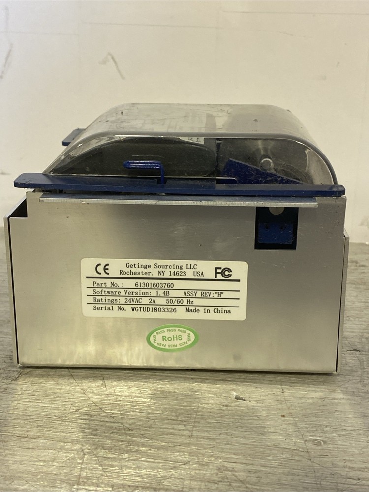 Getinge Sourcing 61301603760 Thermal Printer Software Version 1.4B Assy Rev H