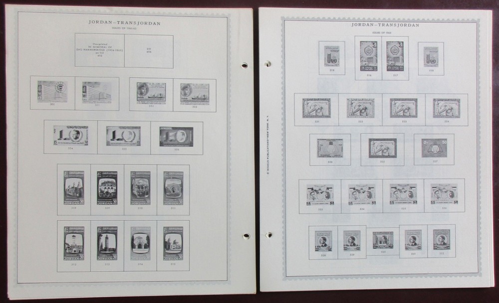Jordan: Clean Set of Unused Minkus Supreme Global Pages to 1982