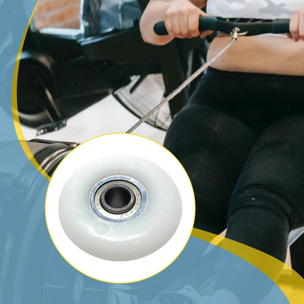 Rowing Machine Seat Wheel Exercise Machine Attachment High Load Capacity Rowing