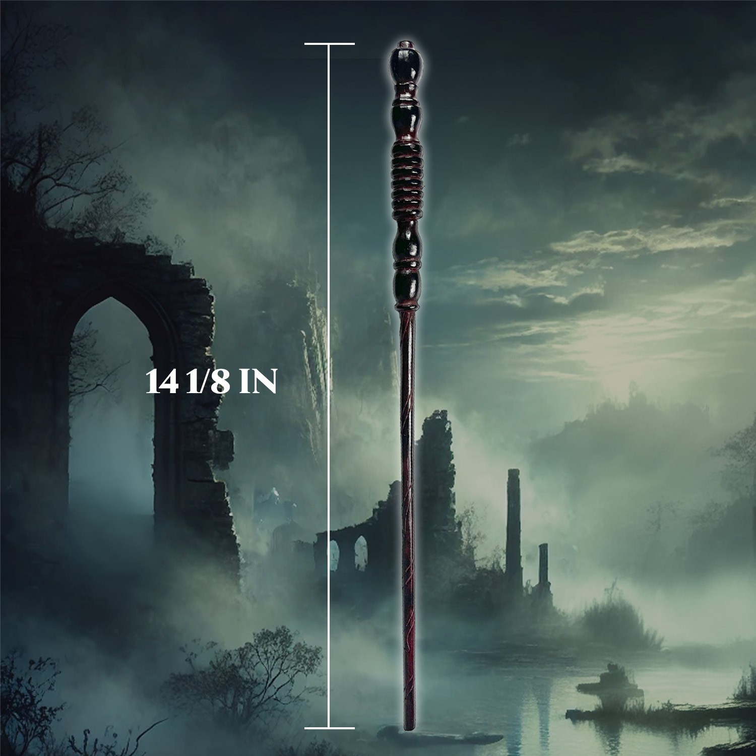 Harry Potter Draco Malfoy Magic Wand, Wizard Cosplay Costume Prop for Collection