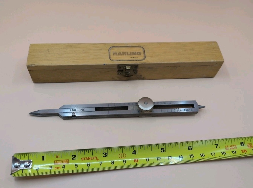 Vintage Harling Drafting Tool In Box