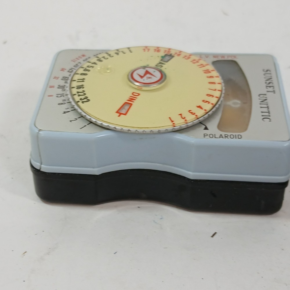VINTAGE SUNSET UNITTIC MODEL 31 CAMERA LIGHT METER WITH CASE