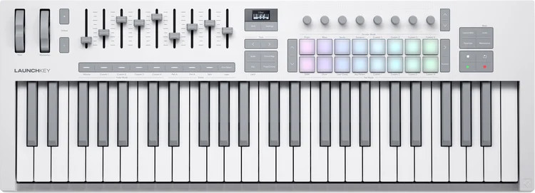 Novation Launchkey 49 MK4 49-key Keyboard Controller - White