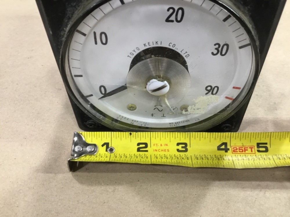 Toyo Keiki AVF-11 Panel Meter 0-30 #59E2PR6