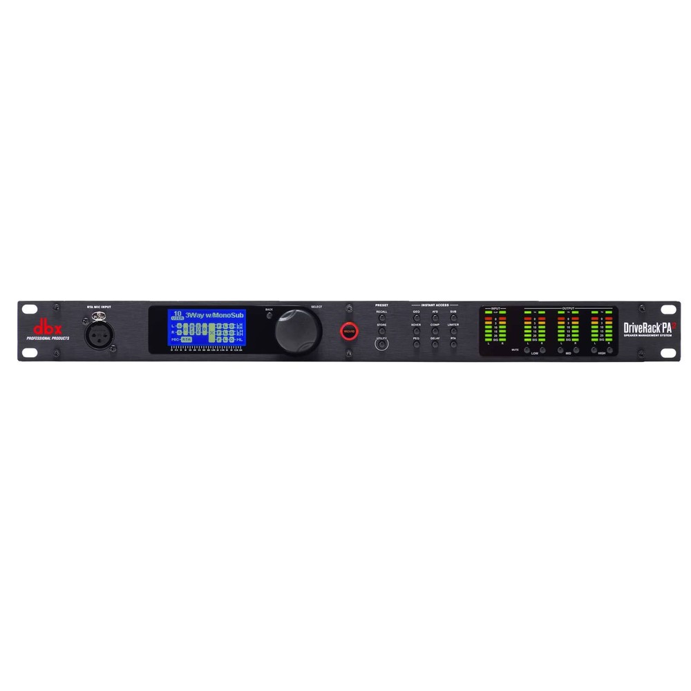 DBX DriveRack PA2 Complete Loudspeaker EQ Rackmount Management System