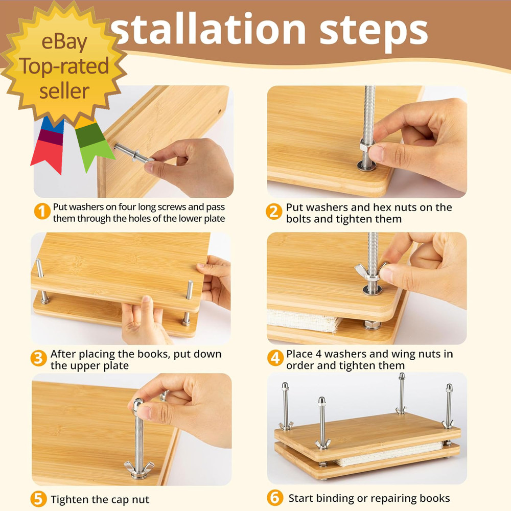 50 Pcs Book Binding Kits Beginners Complete DIY Kit with Tools & Instructions