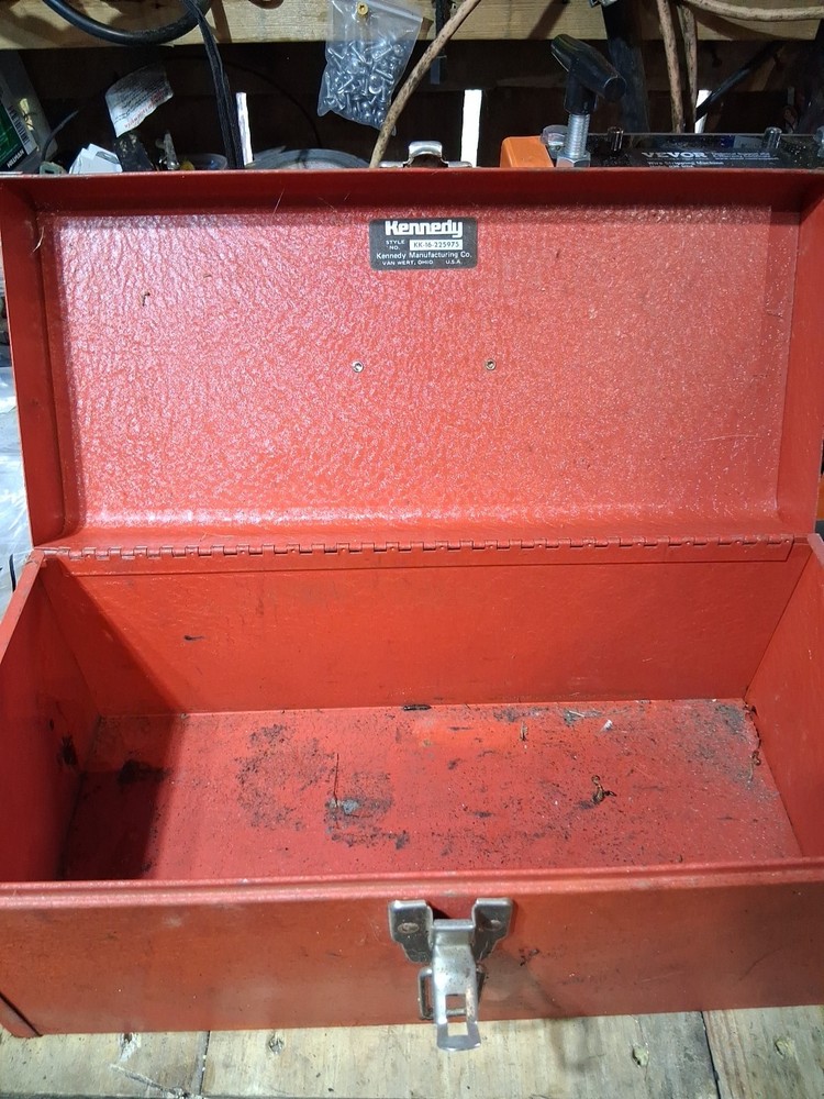 Vintage Kennethy Red Tool Box