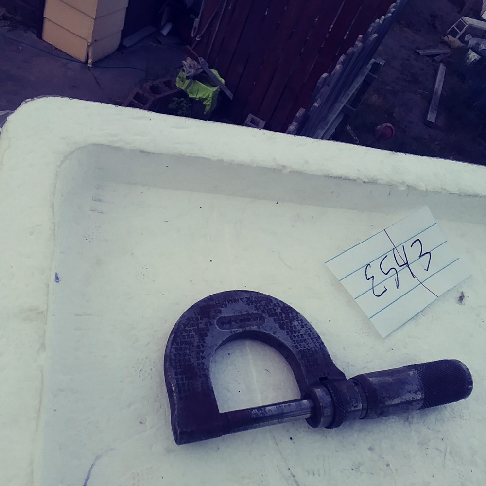 LS STARRETT precision micrometer 1 inch antique original