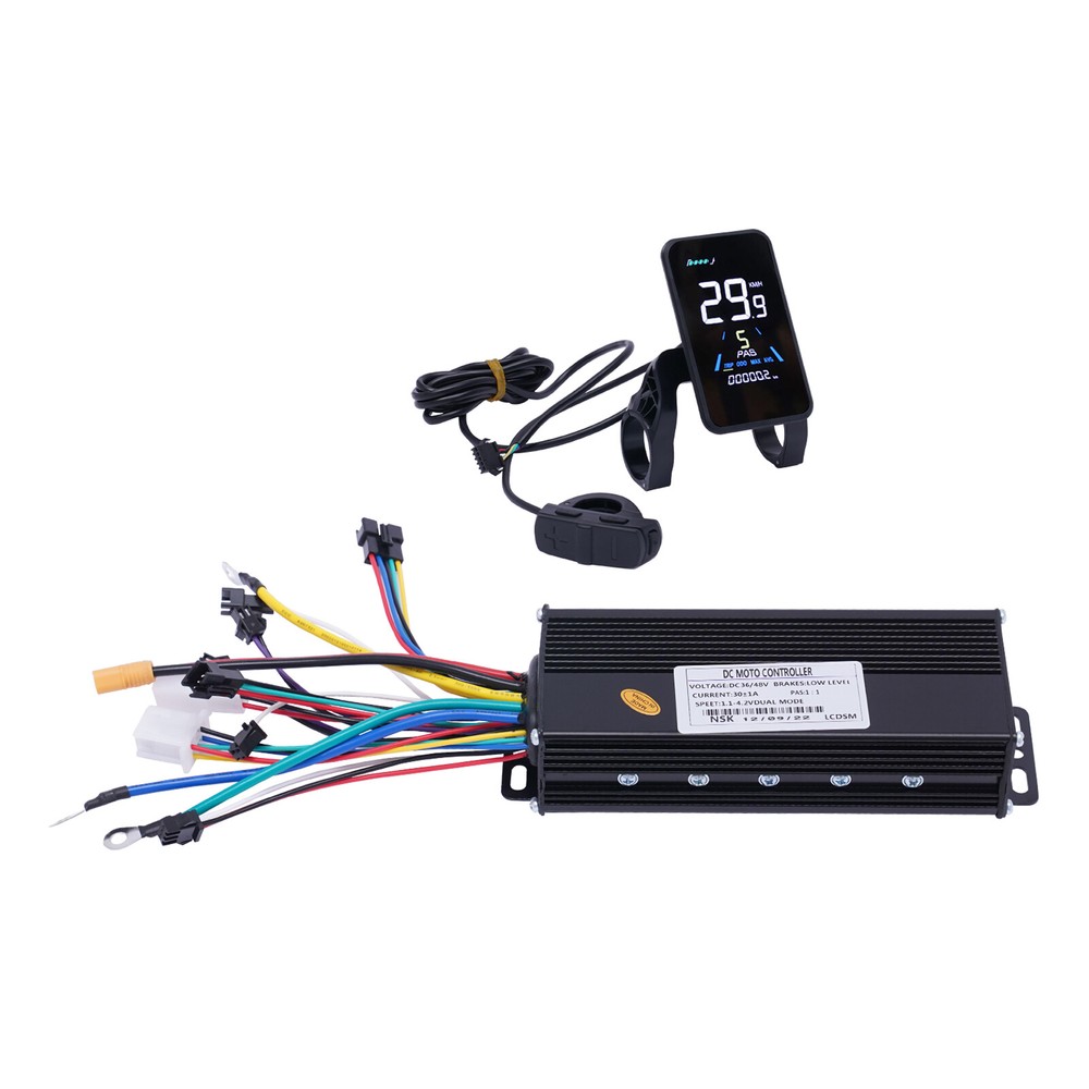 1200W 48V Electric Bicycle eBike Scooter Brushless Controller Kit LCD Display