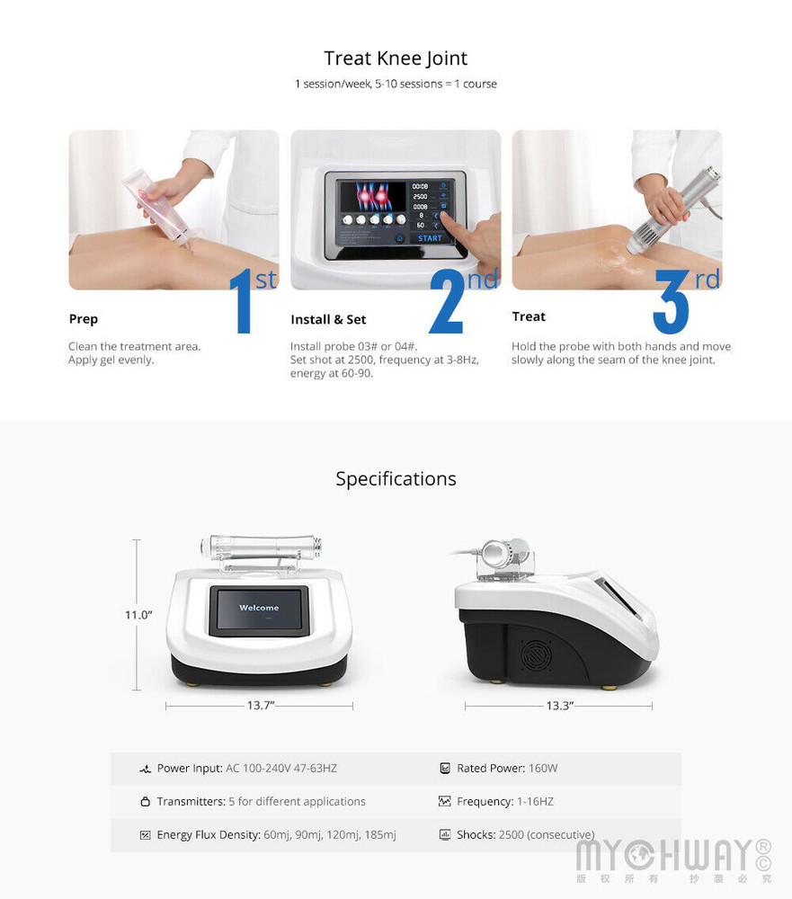 USED ED Shockwave Therapy Machine For Erectile Dysfunction Pain Relief Massage