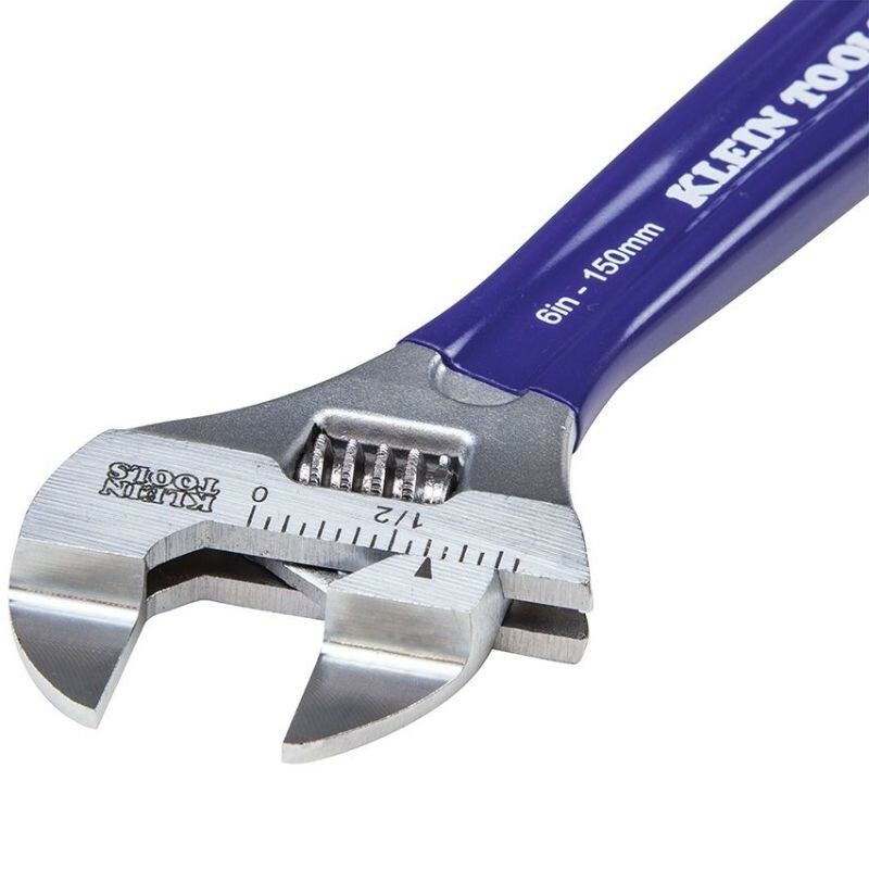 Klein Tool 6" Slim-Jaw Adjustable Wrench