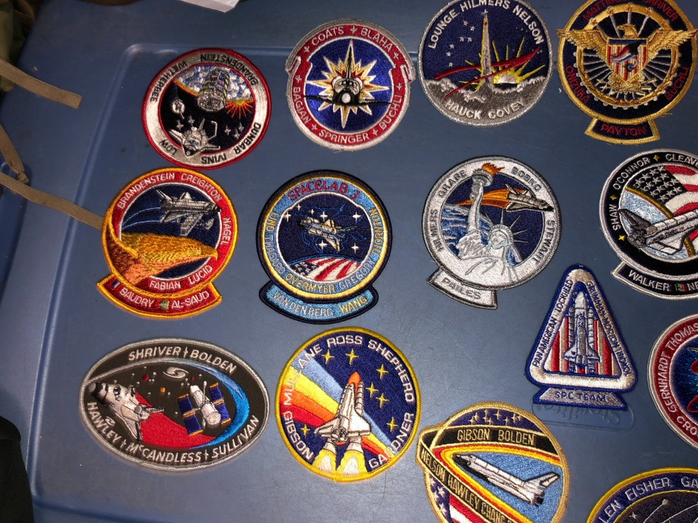 23 Different SPACE SHUTTLE Missions NASA Full Size Patches