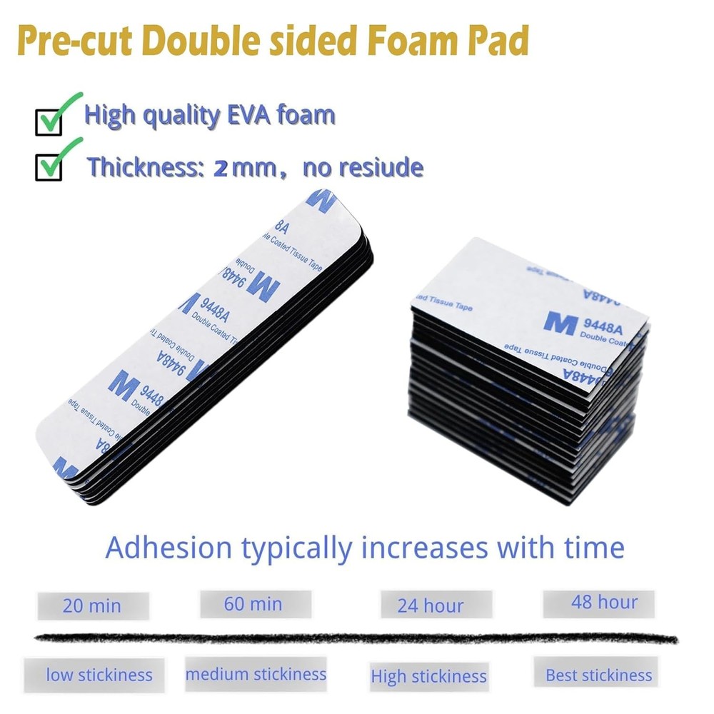 Adhesive Foam Mount Pads Double