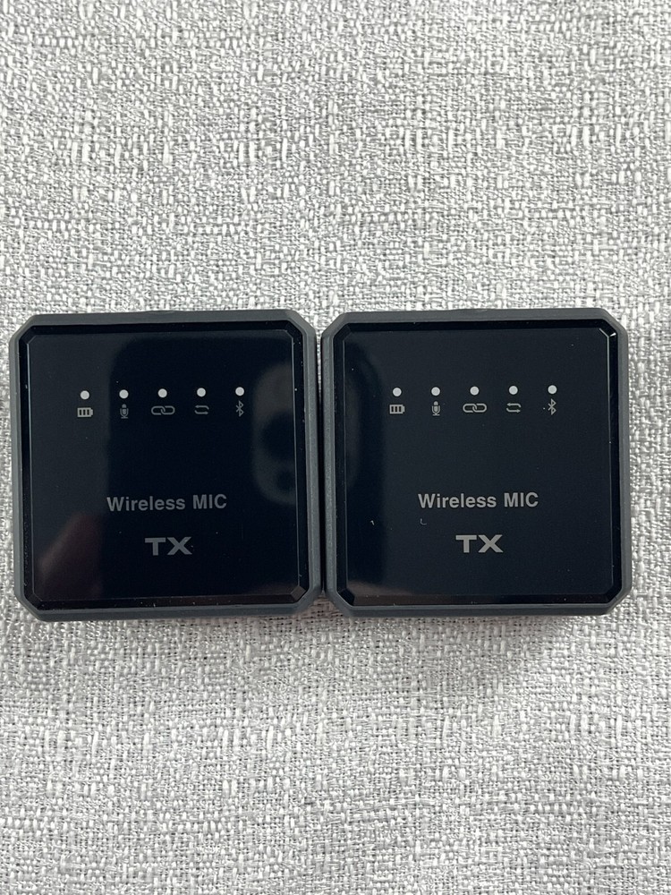 Drimzate Black Wireless Lavalier Microphone System For Camera Android