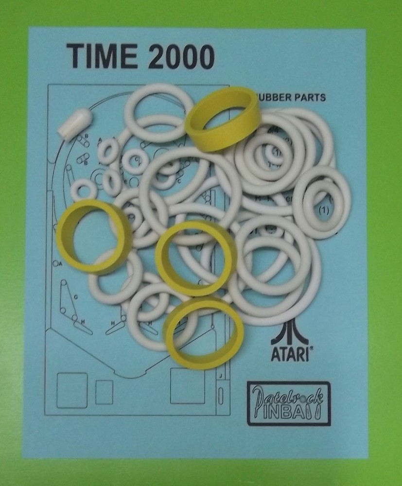 Atari Time 2000 Pinball Machine Rubber Ring Kit