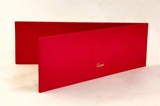 AUTHENTIC CARTIER PEN CERTIFICATE HOLDER (NO CERTIFICATE)