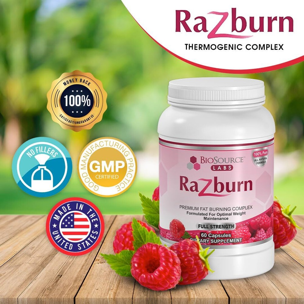BioSource Labs Razburn – Natural Thermogenic Complex– 60 Vag Caps