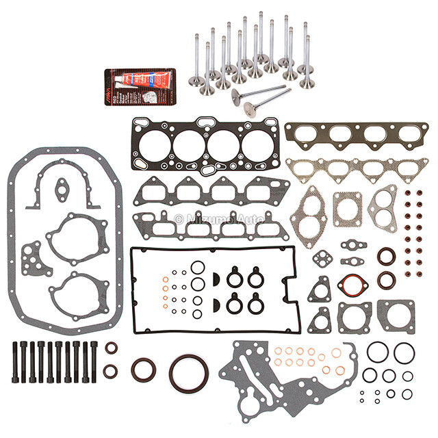 Full Gasket Set Intake Exhaust Valves Fit 89-92 Mitsubishi Eagle Dodge 2.0 4G63
