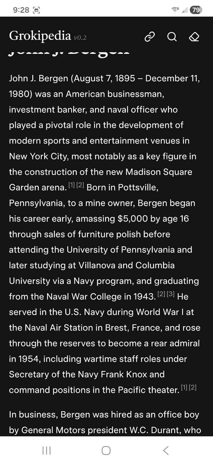 Important Old Rare John J Bergen Pottsville PA WWI WWII US Soldier ID dog tag