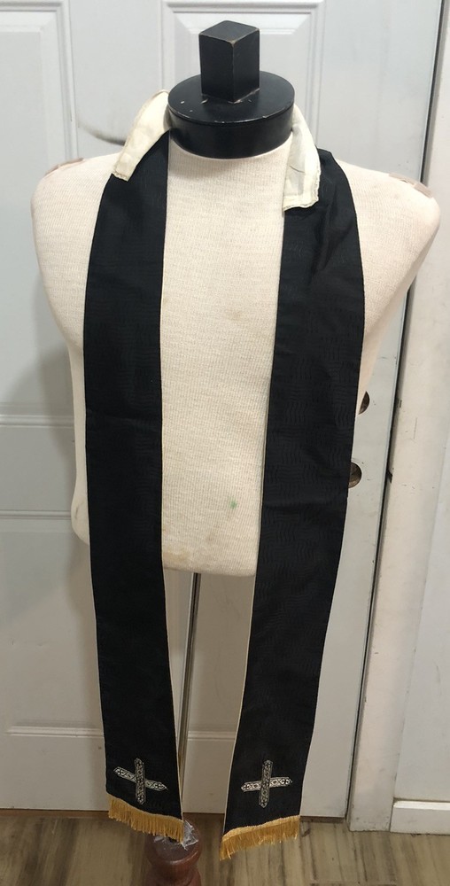 Catholic Church Black Stole