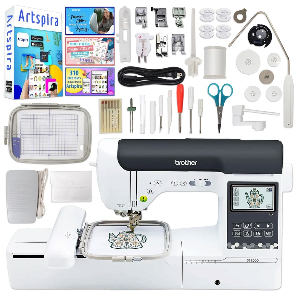 Brother SE2000 Combo Embroidery & Sewing Machine All-in-One Bundle