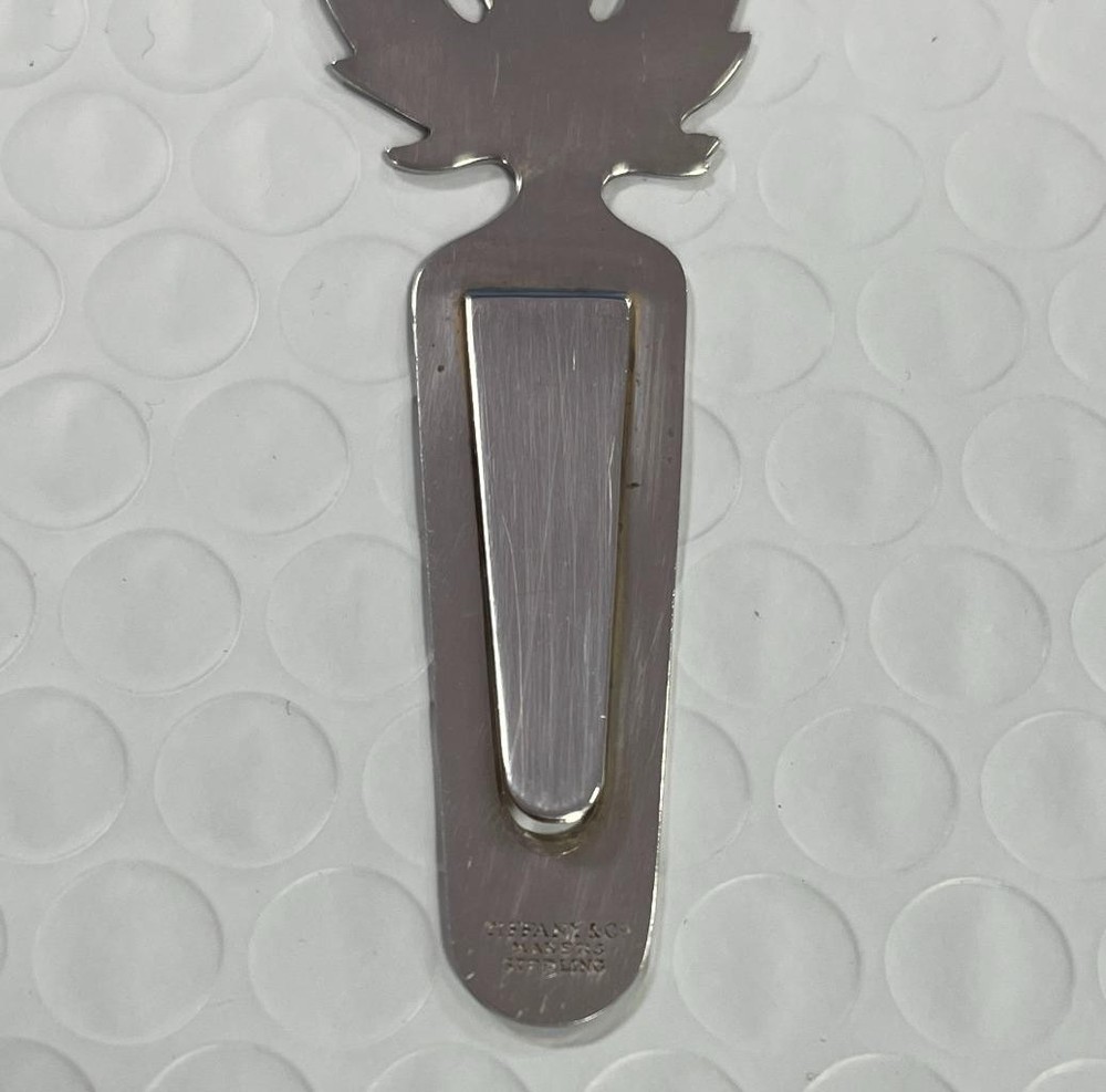 TIFFANY & CO. STERLING SILVER MAPLE LEAF BOOKMARK- USED.