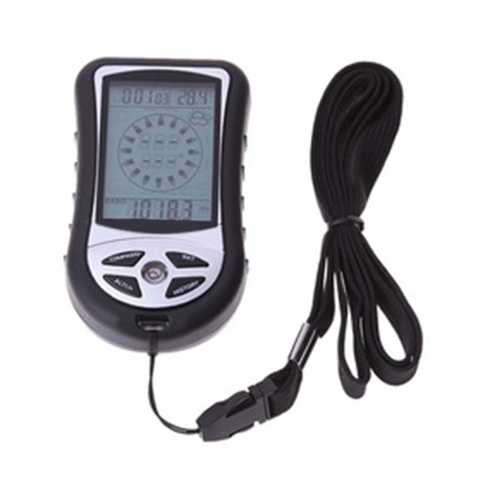 Sturdy Multi Function Pocket Altimeter Barometer Thermometer for Outdoor Use