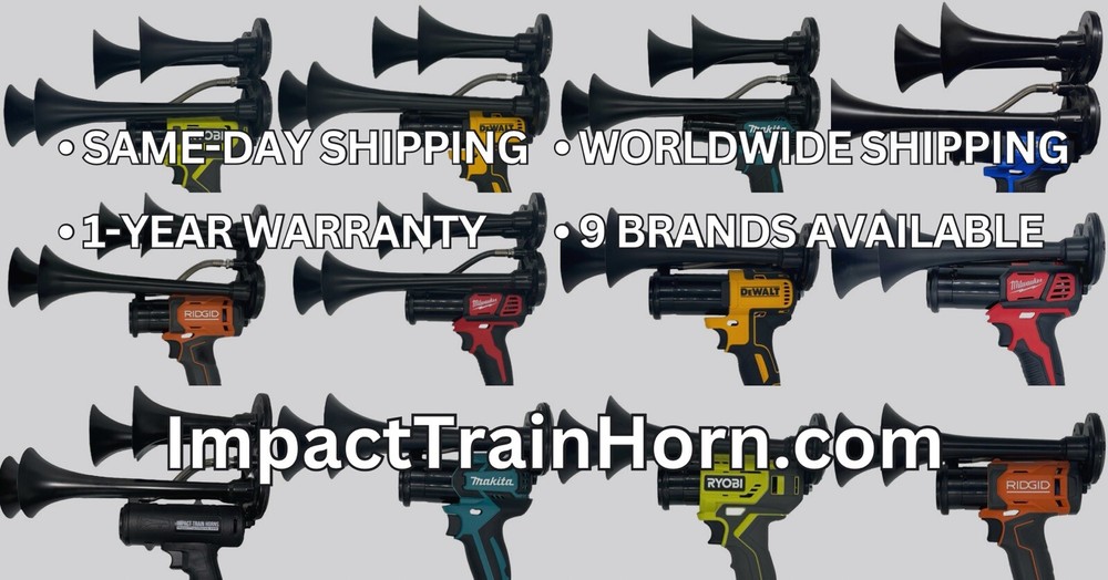 Ryobi Train Horn - Compressor Driven Horn