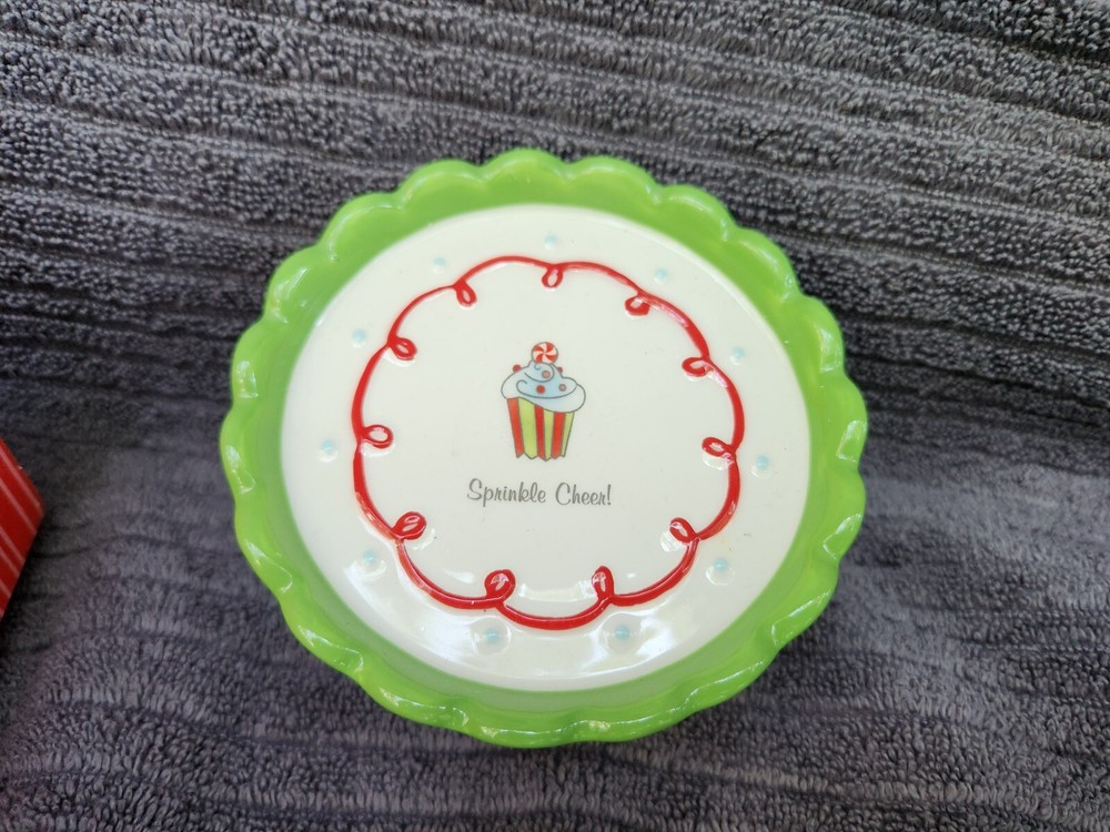 Grasslands Road Ceramic Pedestal Cupcake Server NEW
