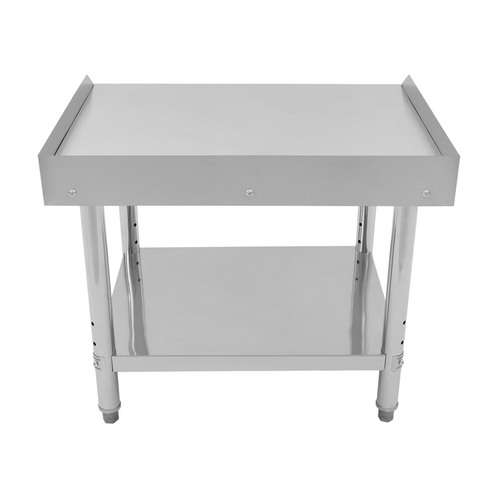Commercial Kitchen Work Table Adjustable Work Bench Stainless Steel Prep Table