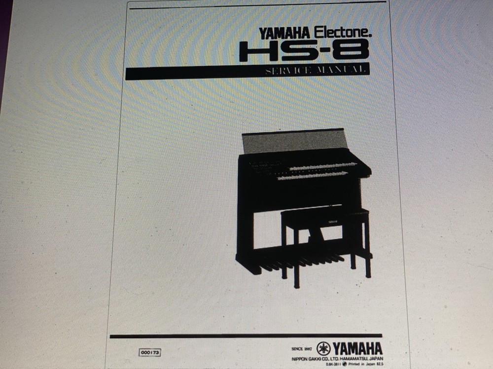 Yamaha Hs-8 Service Manual Digital