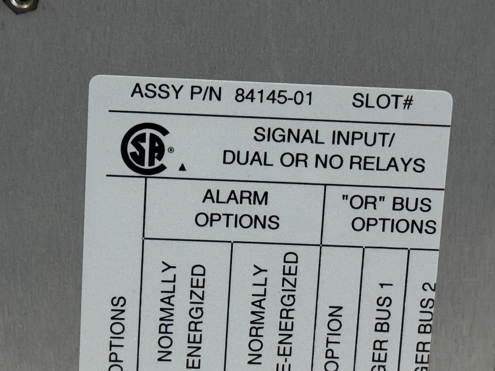 REFURBISHED Bently Nevada 84145-01 Relay Card