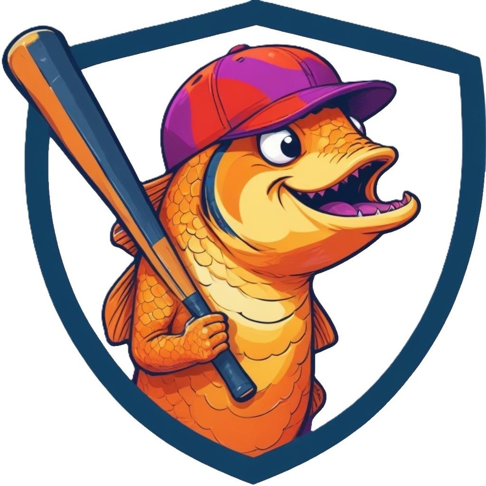 30 Custom Fish Baseball Personalized Address Labels