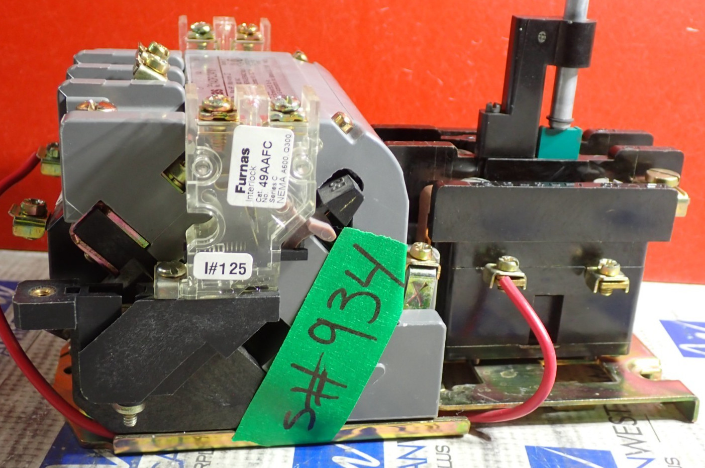 Furnas 14DP32A*81 Size 1 Starter 27 Amp 600VAC 120v Coil 48DC38AA3 TESTED S934