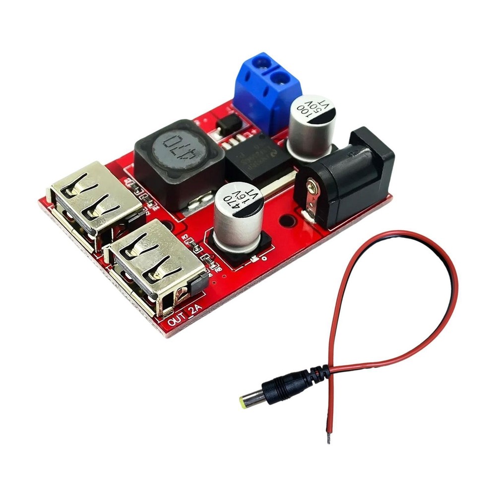 Stepdown Module 9V, 12V, 24V, 36V to 5V Output Current 3A Reliable Regulator