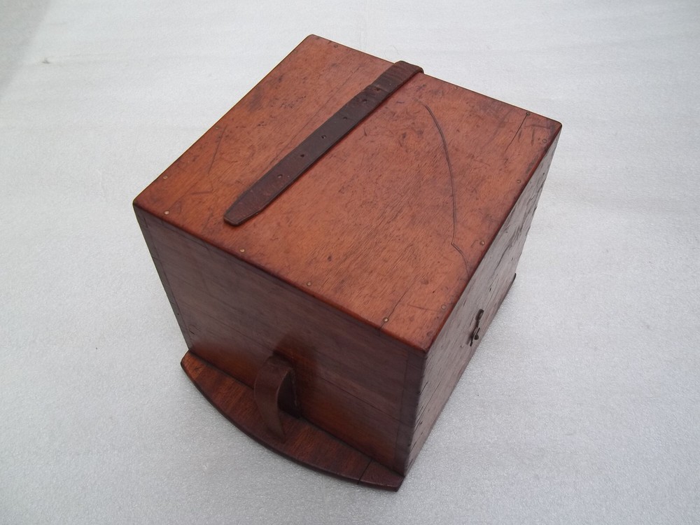 Antique Marine Chronometer Guard Case